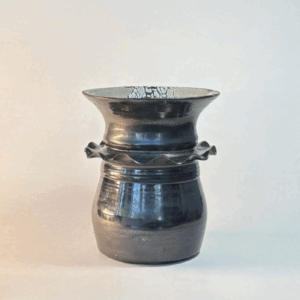 Flanged Metalic Vase