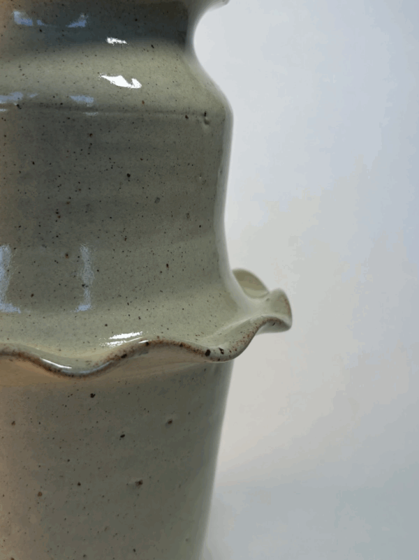Pleaded Flange Vase - Image 5
